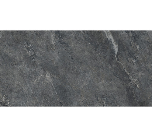 Керамогранит LCM 60120AJA99M Ajax Black 60x120 черный глазурованный матовый / карвинг под камень