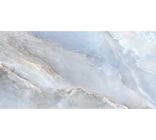Керамогранит LCM 60120BLM06HG Blumarin 60x120 голубой суперполированный под оникс