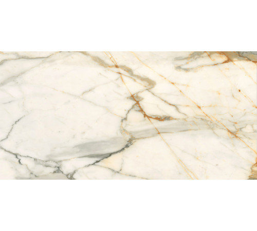 Керамогранит LCM 60120CBO55P Calacatta Borghini 60x120 бежевый полированный под камень