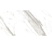 Керамогранит LCM 60120TWG15P Twilight Calacatta 60x120 белый полированный под камень