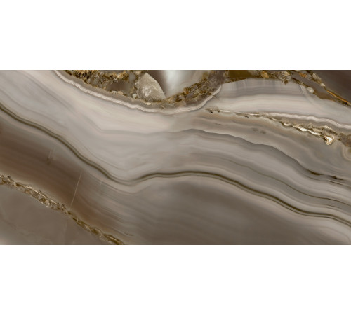 Керамогранит LCM 60120WOW21HG Wow Brown 60x120 коричневый суперполированный под оникс