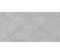 Декоративная плитка New Trend DW36LMM25 Lims Dark Rhomb 30x60 серая глянцевая под мрамор / геометрия