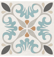 Керамогранит New Trend GP2020DGA01 Design Art Laura 20x20 микс матовый с орнаментом