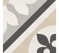 Керамогранит New Trend GP2020DGA99 Design Art Sante 20x20 микс матовый с орнаментом