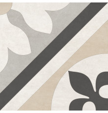 Керамогранит New Trend GP2020DGA99 Design Art Sante 20x20 микс матовый с орнаментом