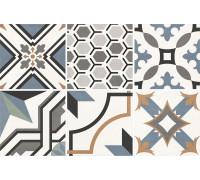 Керамогранит New Trend GP2020DMX23 Design Art Mix 2 20x20 микс матовый с орнаментом