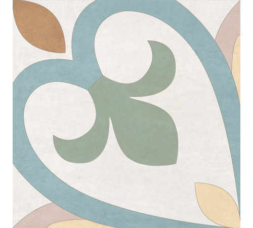 Керамогранит New Trend GP2020DSA24 Design Art Joy 20x20 микс матовый с орнаментом