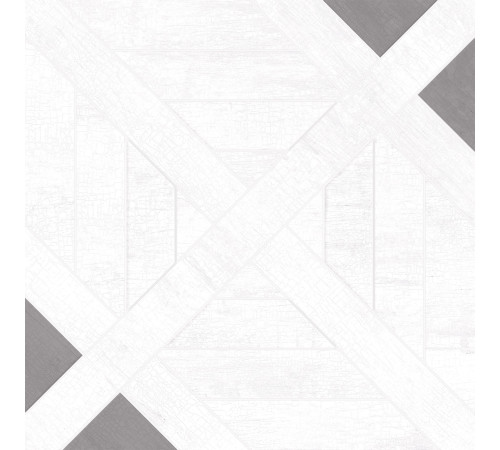 Керамогранит New Trend GP6CEF00 Creta 41x41 белая / серая матовая геометрия