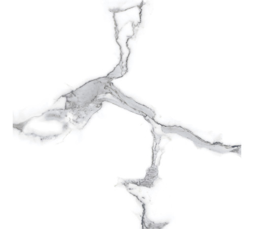 Statuario Crown Керамогранит белый 60x60 сатинированный