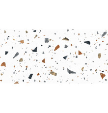 Terazzo Bianco Керамогранит цветной 60х120 матовый карвинг