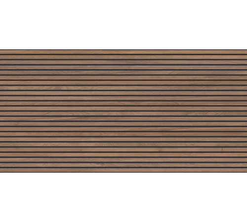 Wood Canarium Wenge Stripes Керамогранит коричневый 60х120 матовый карвинг