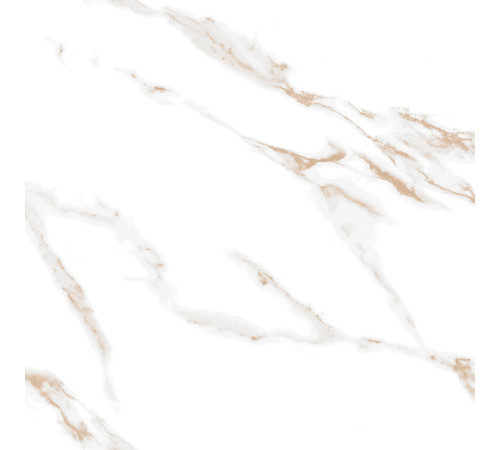 Calacatta Sharp Gold Керамогранит белый 60х60 Полированный