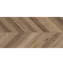 Wood Lux Walnut Chevron M Керамогранит коричневый 60х120 матовый карвинг