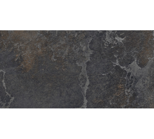 Blaze Nero Керамогранит графитовый 60х120 Сатинированный Карвинг