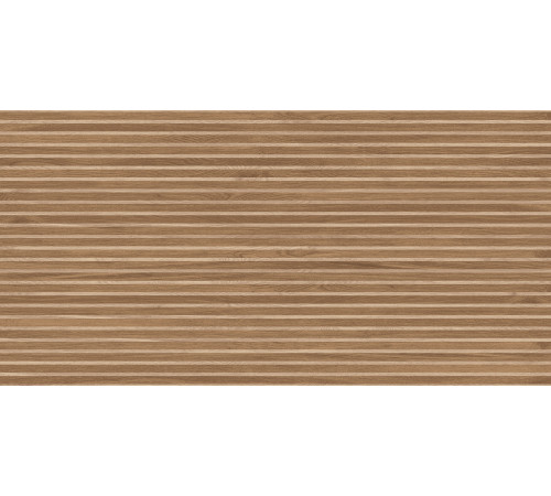 Wood Canarium Almond Stripes Керамогранит тёмно-бежевый 60х120 матовый карвинг