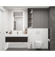 Mars Grey Керамогранит белый 60x120 матовый Карвинг