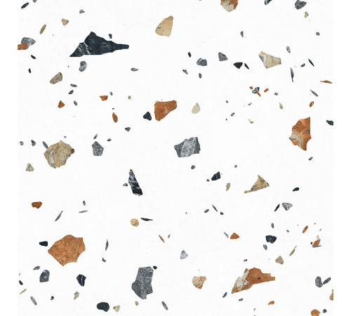 Terazzo Bianco Керамогранит цветной 60х60 матовый карвинг