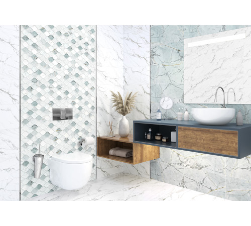 Плитка настенная Albion Pulpis Dark WT9ALN23 249x500x8.5 Глянцевая