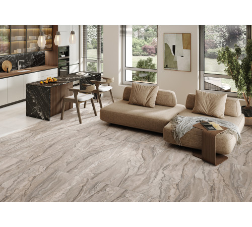 Керамогранит Alma Ceramica GFU60120ARC70L Arcadia 60x120 серый лаппатированный под камень