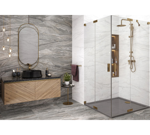 Керамогранит Alma Ceramica GFU60120ARC70L Arcadia 60x120 серый лаппатированный под камень