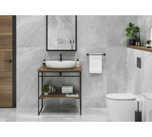 Керамогранит LCM 6060AMB15P Armani Marble Gray 60x60 серый полированный под камень