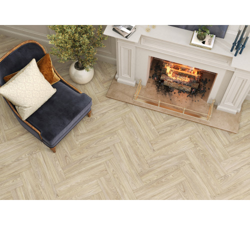 Керамогранит New Trend GP1560ASP25 Aspen Graphite Sugar 15.1x60.2 серый лаппатированный / рельефный под дерево