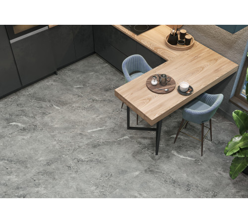 Керамогранит LCM 60120AJA99M Ajax Black 60x120 черный глазурованный матовый / карвинг под камень