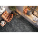 Керамогранит LCM 60120AJA99M Ajax Black 60x120 черный глазурованный матовый / карвинг под камень