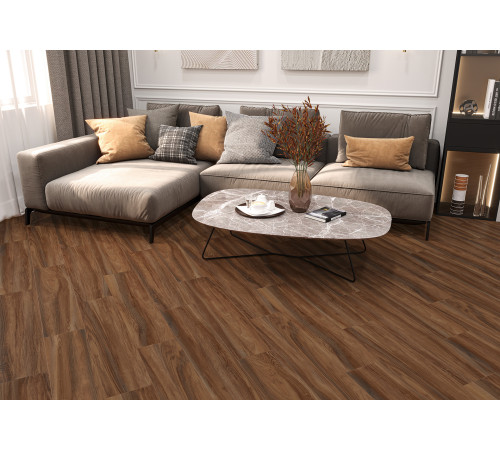 Керамогранит Alma Ceramica GFA92IRW48R Ironwood 90x20 коричневый матовый под дерево