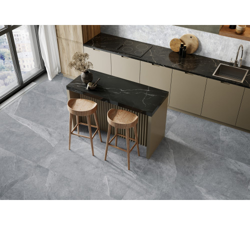 Керамогранит Alma Ceramica GFA57BST04R Basalto 57x57 бежевый сахарный под камень