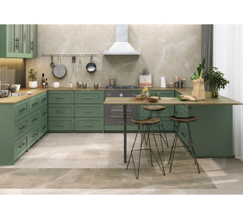 Керамогранит Alma Ceramica GFA57BST04R Basalto 57x57 бежевый сахарный под камень