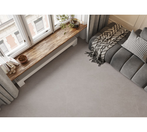 Керамогранит Alma Ceramica GFU60120BTP00R Beton PRO 60x120 белый глазурованный матовый под бетон