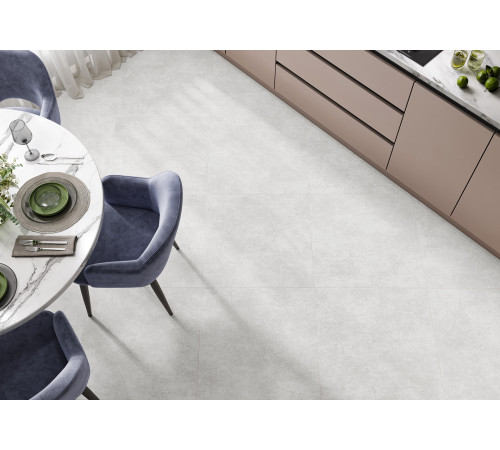 Керамогранит Alma Ceramica GFU60120BTP00R Beton PRO 60x120 белый глазурованный матовый под бетон