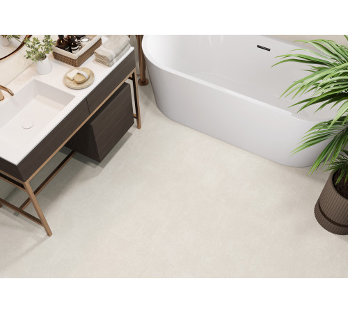 Керамогранит Alma Ceramica GFU60120BTP00R Beton PRO 60x120 белый глазурованный матовый под бетон