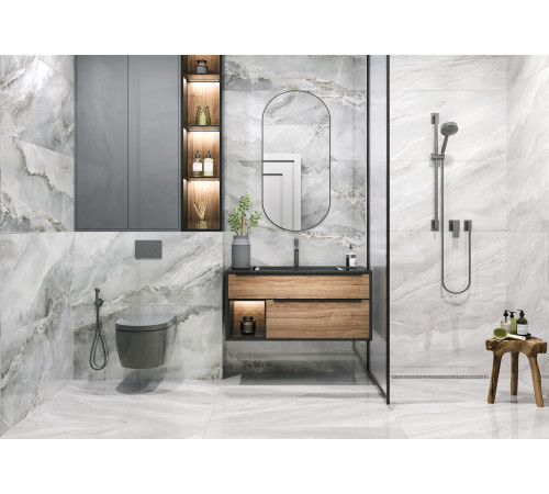 Керамогранит LCM 60120BLM06HG Blumarin 60x120 голубой суперполированный под оникс