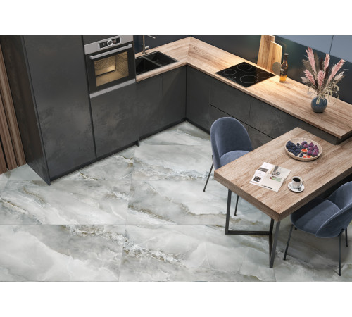 Керамогранит LCM 60120BLM06HG Blumarin 60x120 голубой суперполированный под оникс