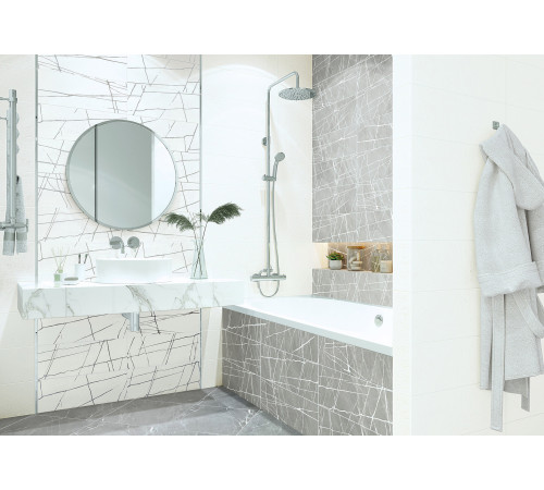 Плитка настенная Chicago Gray Stone  WT11CHS15 200x600x7.5 Матовая