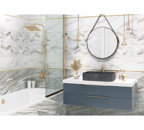 Плитка настенная Delta Carrara WT15DLA00R 246x740x9 Глянцевая