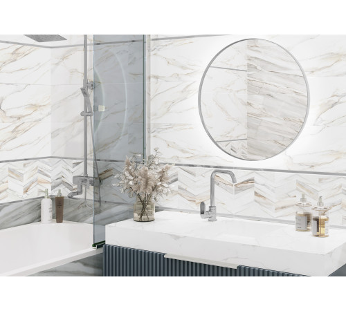 Плитка настенная Delta Carrara WT15DLA00R 246x740x9 Глянцевая