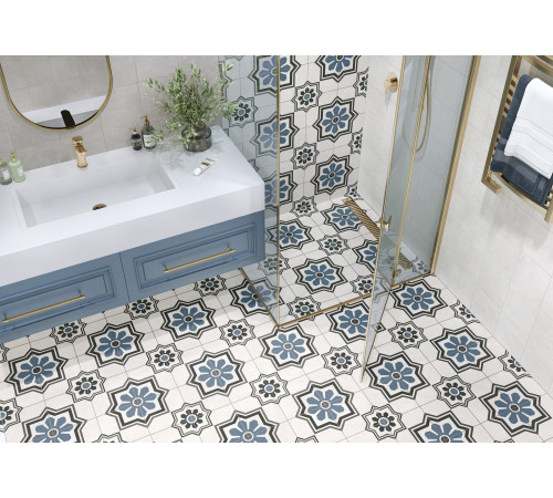 Керамогранит New Trend GP2020DNN25 Design Art Ester 20x20 микс матовый с орнаментом