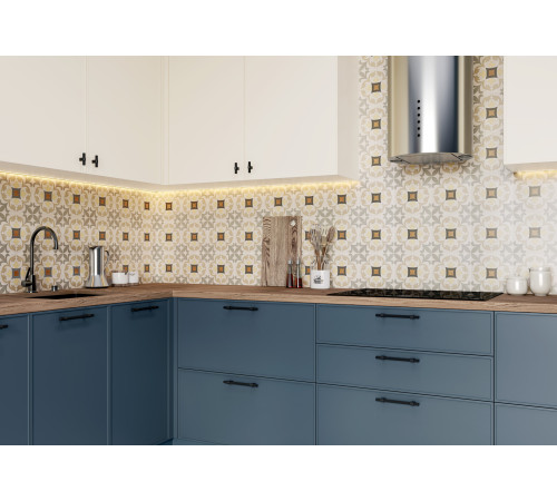 Керамогранит New Trend GP2020DNN25 Design Art Ester 20x20 микс матовый с орнаментом