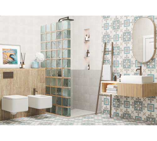 Керамогранит New Trend GP2020DNN25 Design Art Ester 20x20 микс матовый с орнаментом
