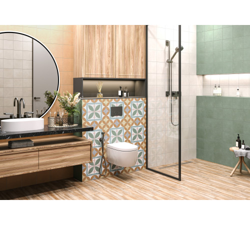 Керамогранит New Trend GP2020DNN25 Design Art Ester 20x20 микс матовый с орнаментом