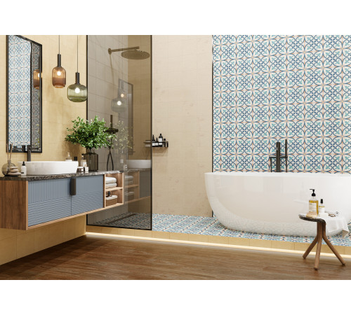 Керамогранит New Trend GP2020DNN25 Design Art Ester 20x20 микс матовый с орнаментом