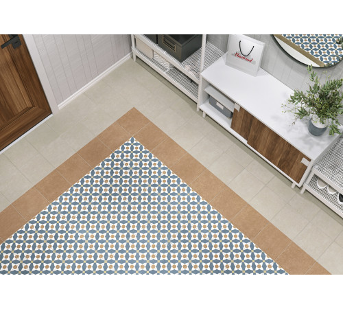 Керамогранит New Trend GP2020DNN25 Design Art Ester 20x20 микс матовый с орнаментом