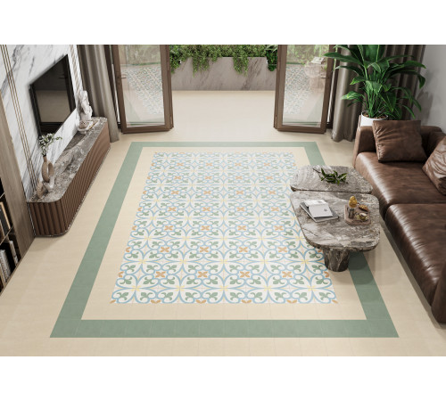 Керамогранит New Trend GP2020DNN25 Design Art Ester 20x20 микс матовый с орнаментом