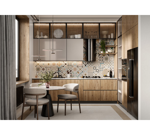 Керамогранит New Trend GP2020DNN25 Design Art Ester 20x20 микс матовый с орнаментом
