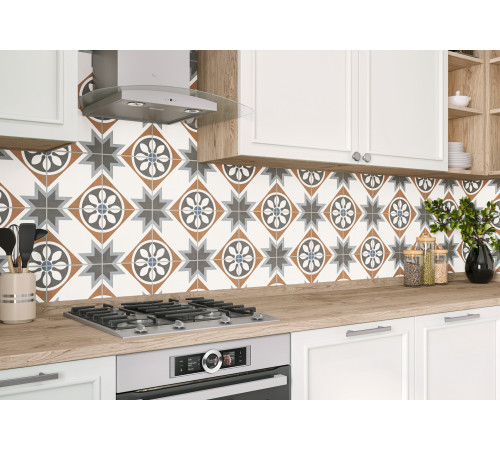 Керамогранит New Trend GP2020DNN25 Design Art Ester 20x20 микс матовый с орнаментом