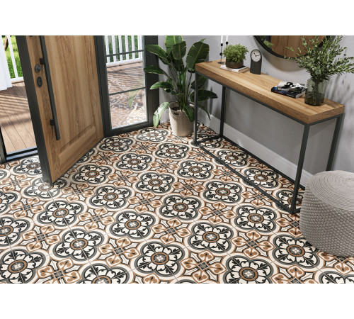 Керамогранит New Trend GP2020DNN25 Design Art Ester 20x20 микс матовый с орнаментом