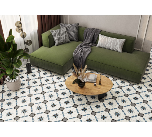 Керамогранит New Trend GP2020DNN25 Design Art Ester 20x20 микс матовый с орнаментом